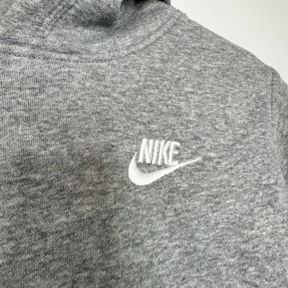 Nike Gray Front Pocket Hoodie Sweatshirt